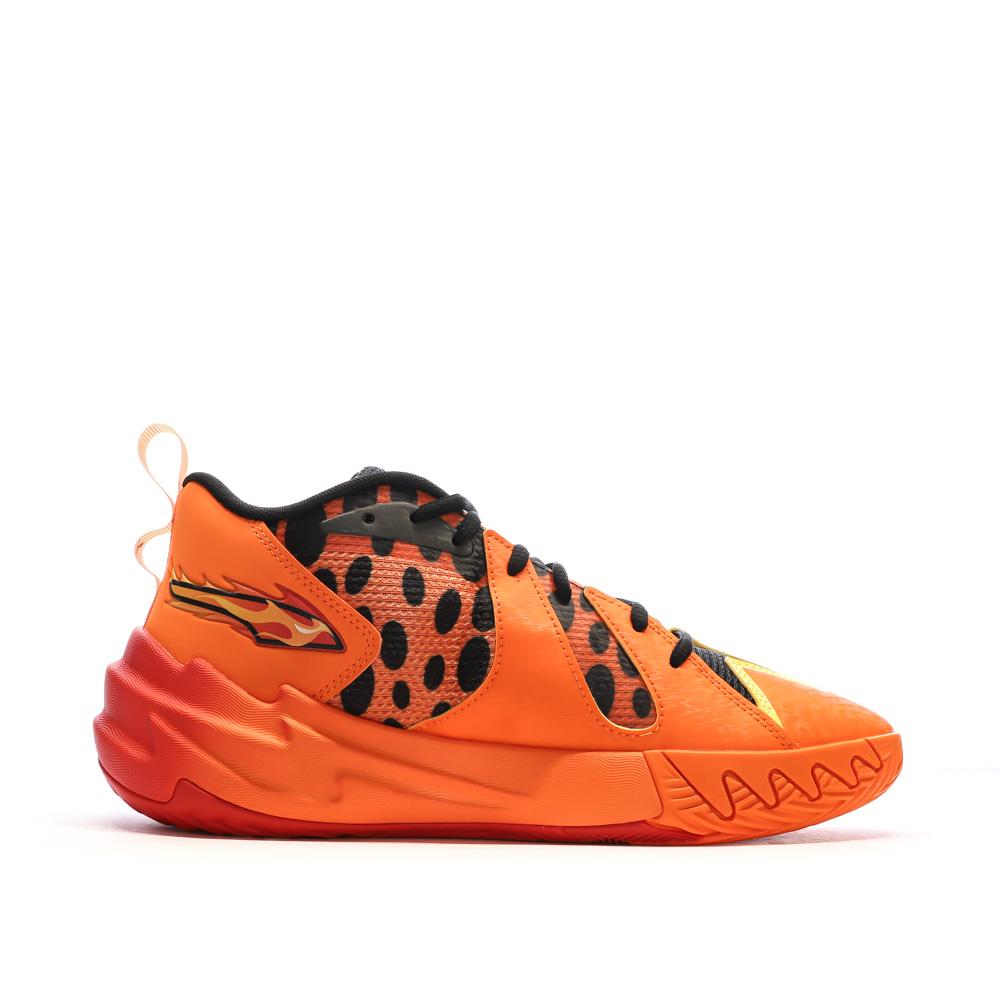 Chaussures de Basketball Orange Homme Puma Scoot Zeros Cheetos vue 2