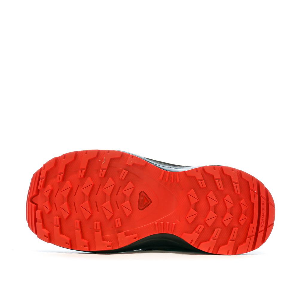 Baskets Grise/Rouge Garçon Salomon Xa Pro V8 vue 5
