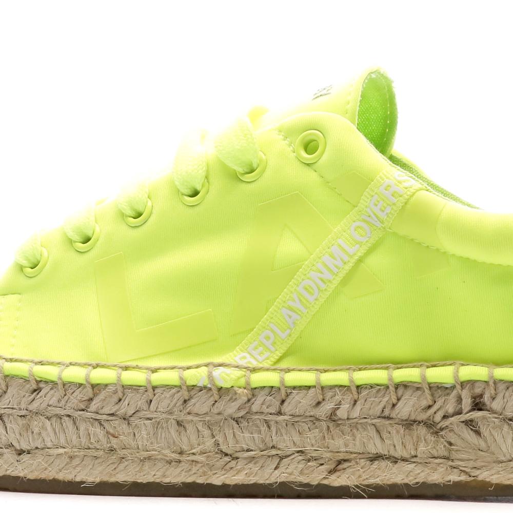 Baskets Espadrille Jaune Femme Replay Nash vue 7