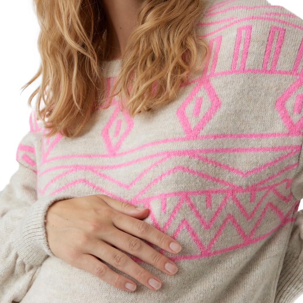 Pull Écru Femme Mamalicious Lilka vue 2