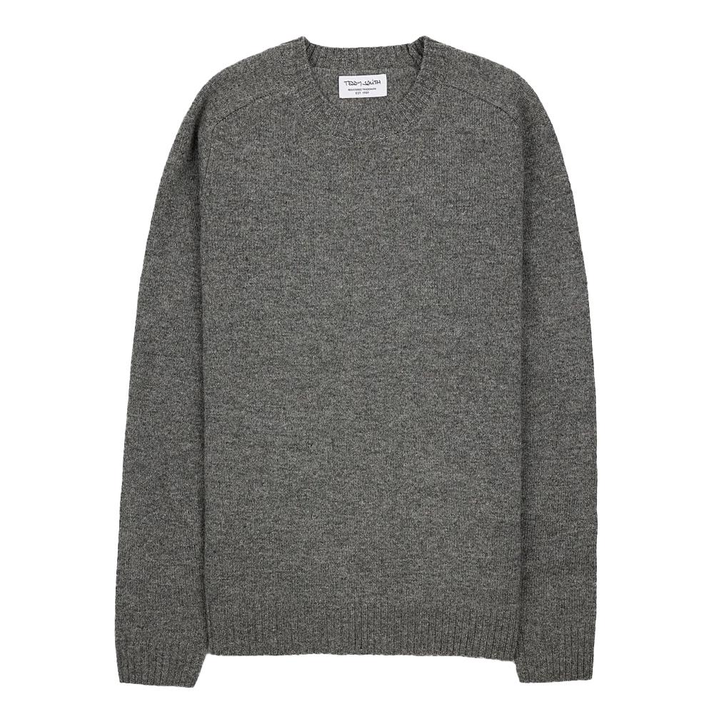 Pull Gris Homme Teddy Smith Ricky pas cher