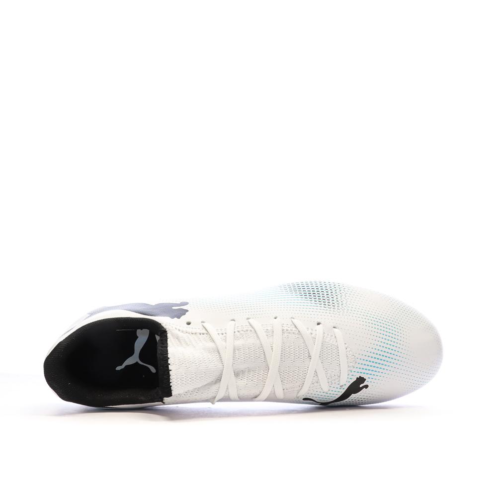 Chaussures de football Blanche/Noire/Rose Homme Puma Future 7 Play vue 4