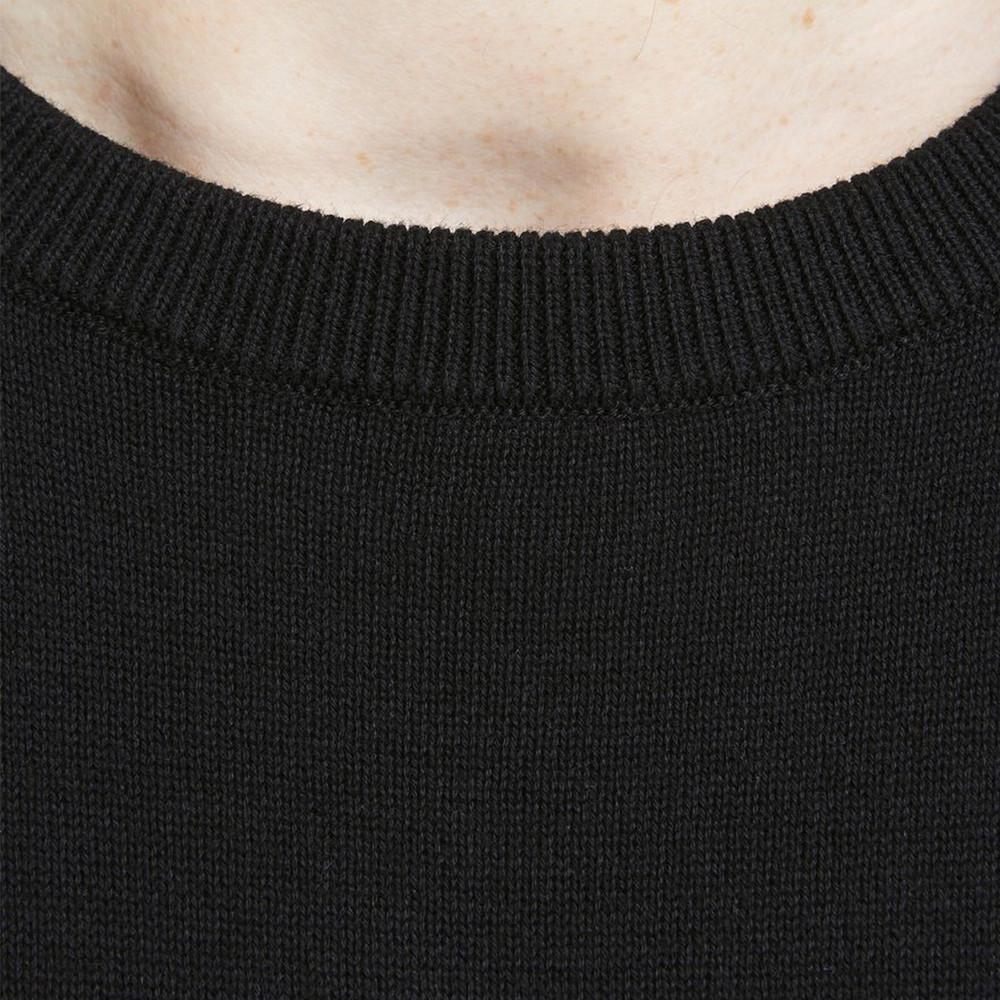 Pull Noir Homme Jack & Jones Basic Knit vue 3