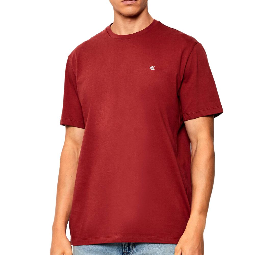 T-Shirt Rouge Homme Calvin Klein Jeans Classics pas cher