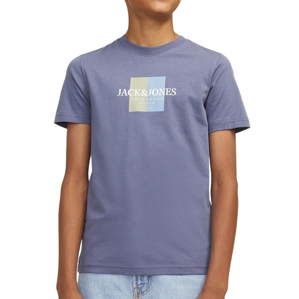 T-shirt Bleu Garçon Jack & Jones Jorfre pas cher