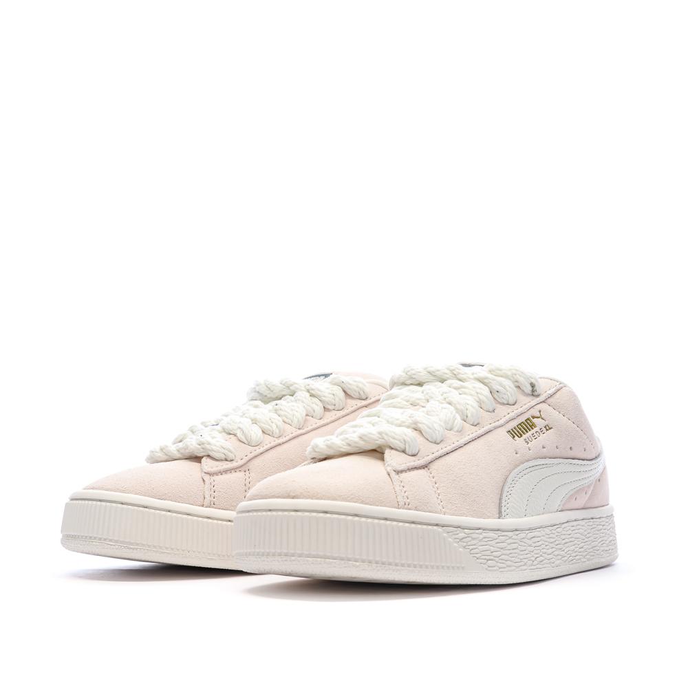 Baskets Rose Pale Femme Puma Suede Xl Rope vue 6