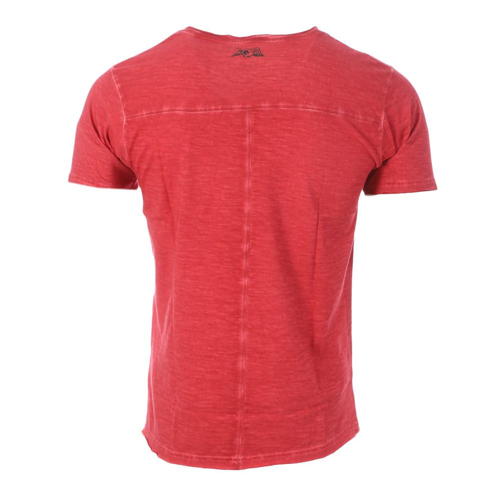T-shirt Rouge Homme Von Dutch California vue 2