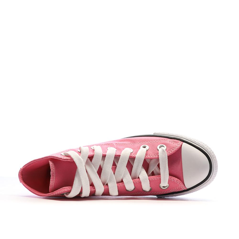 Baskets Roses Femme Converse All Star Lift Platform Sketch vue 4