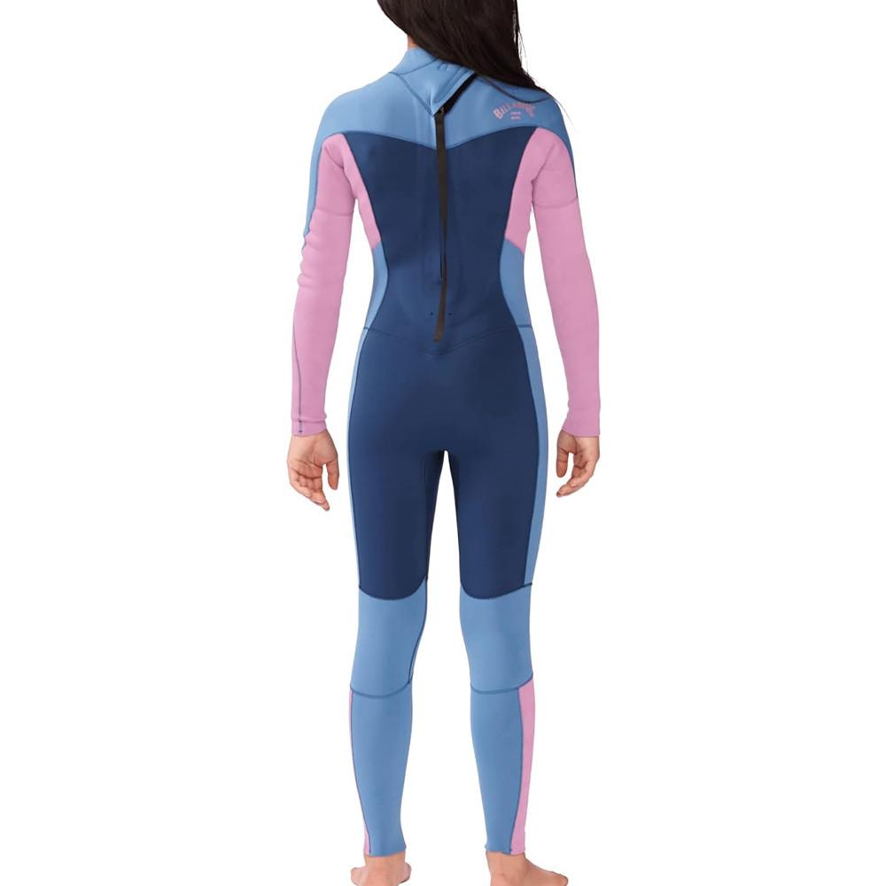 Combinaison de Surf Bleu/Rose Fille Billabong 403 vue 2