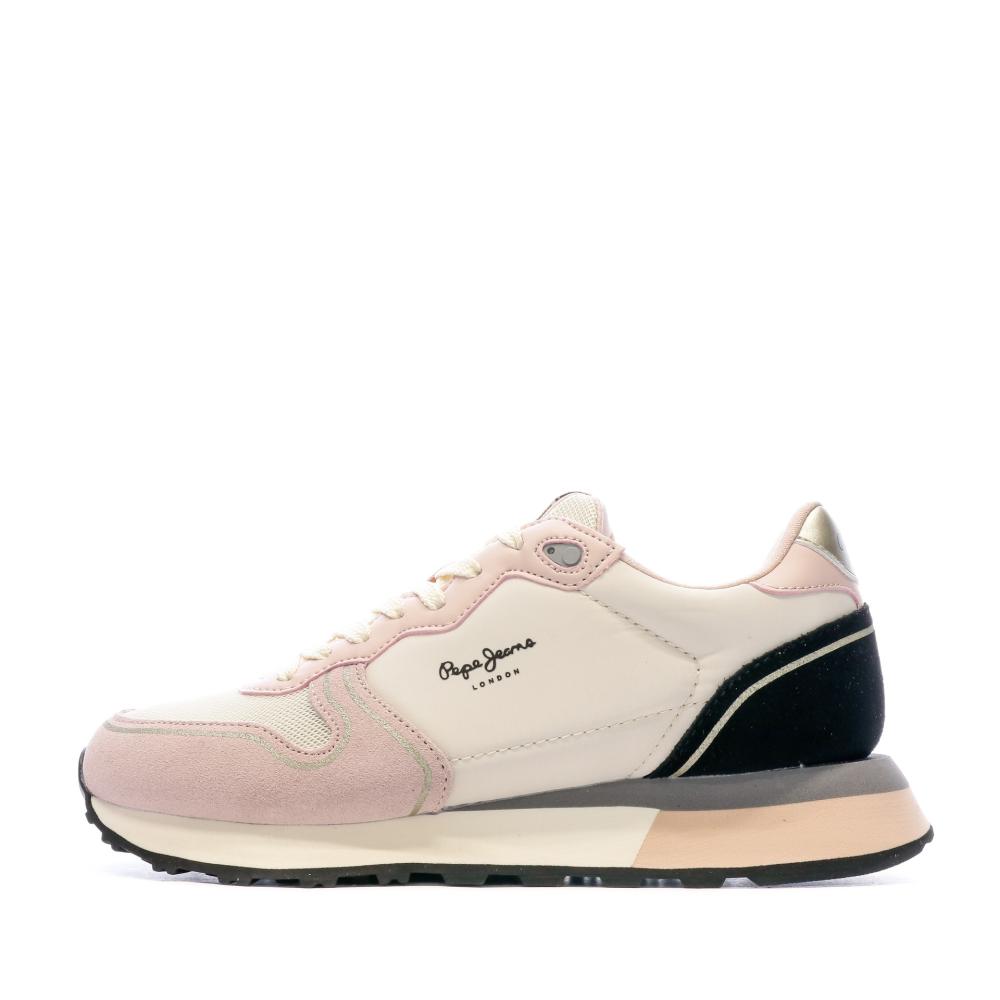 Baskets Roses Femme Pepe Jeans Dover pas cher