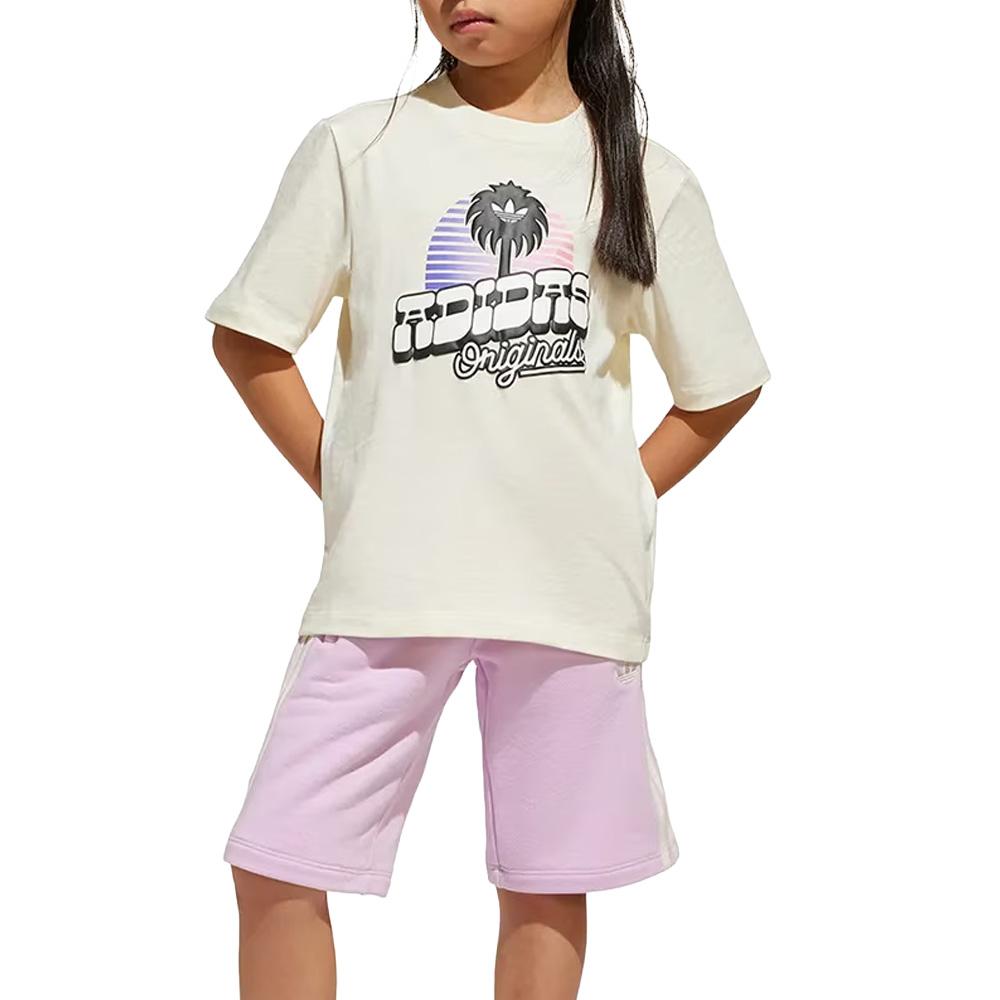 Conjunto Adidas Blanco/Rosa para Niñas barato
