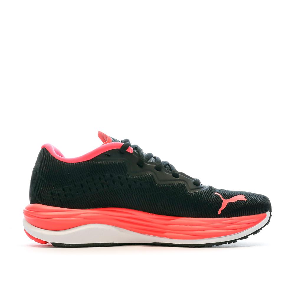Chaussures de Running Noir/Rose/Blanc Femme Puma Velocity Nitro 2 vue 2
