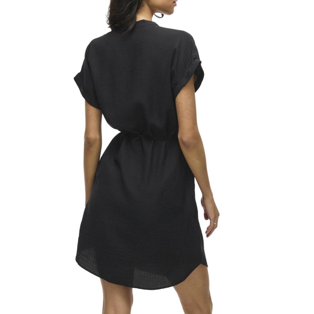 Schwarzes Damenkleid Vila Viclo Ansicht 2