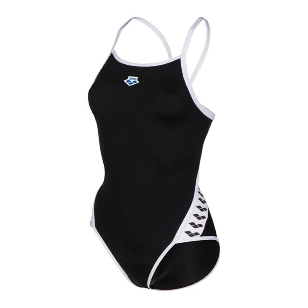Maillot de bain Noir/Blanc Femme Arena Icons Super Fly pas cher