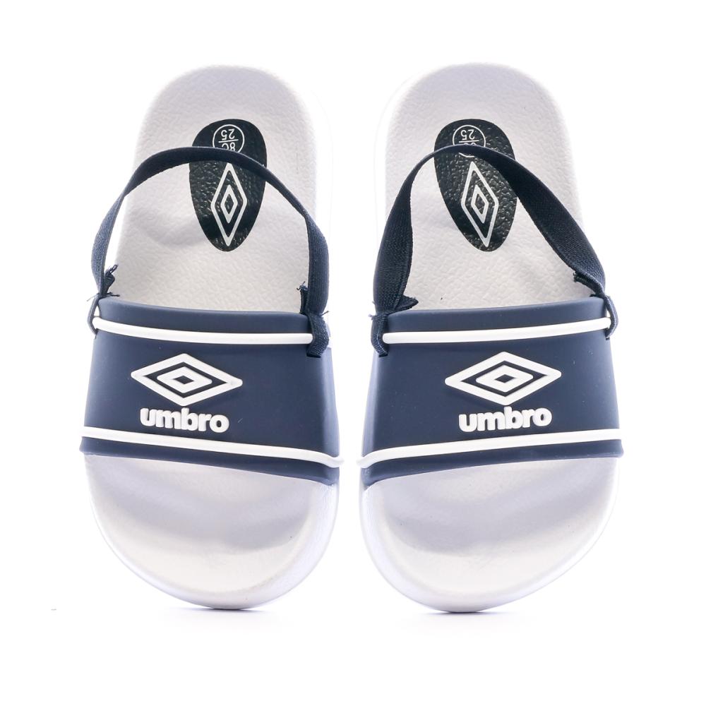 Claquettes Marine/Blanches Garçon Umbro Kocak Elas vue 3