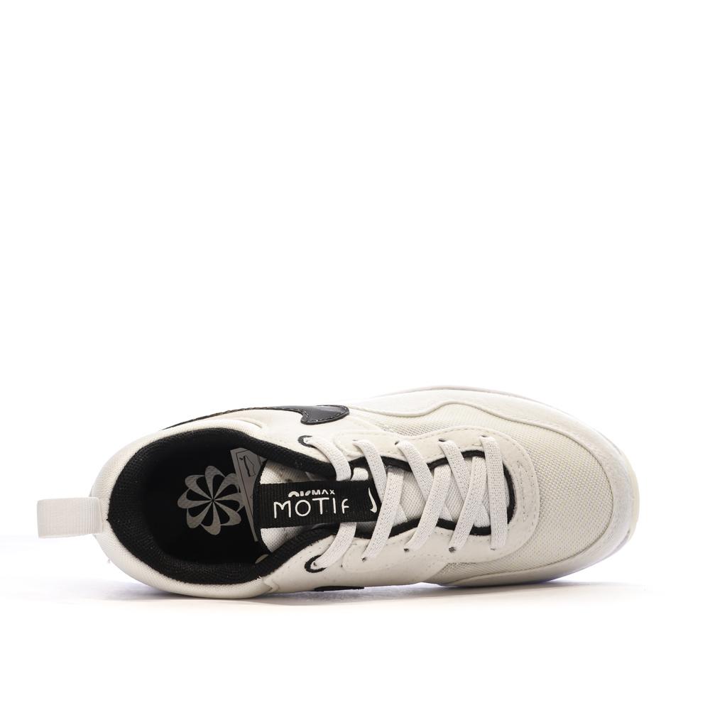 Baskets Blanc/Noir Garçon Nike Air Max Motif vue 4