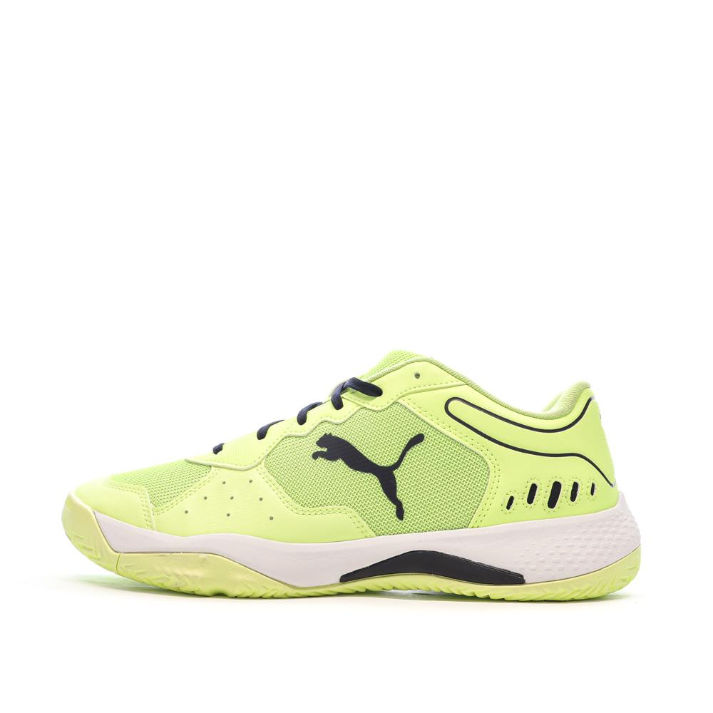 Chaussures de Padel Jaune Fluo Homme Puma Solarsmash pas cher