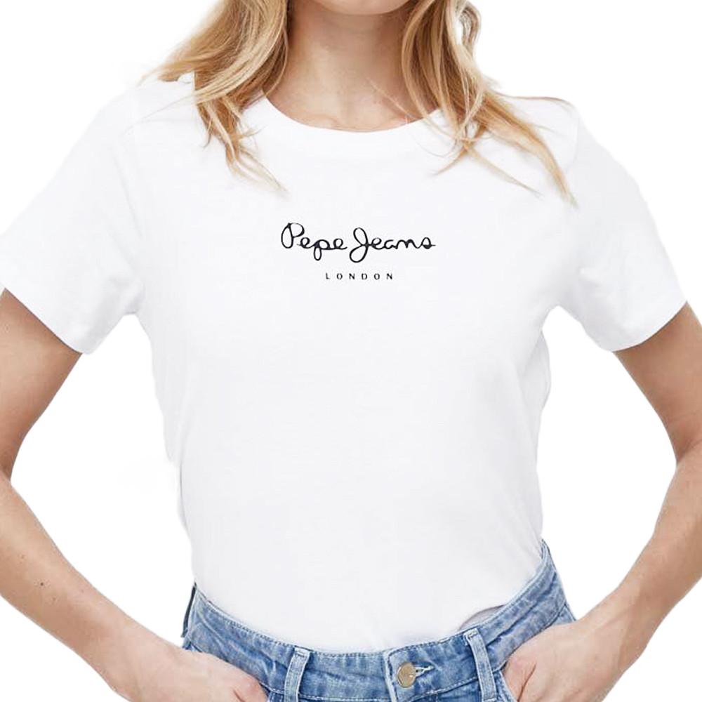 T-shirt Blanc Femme Pepe jeans Wendy pas cher