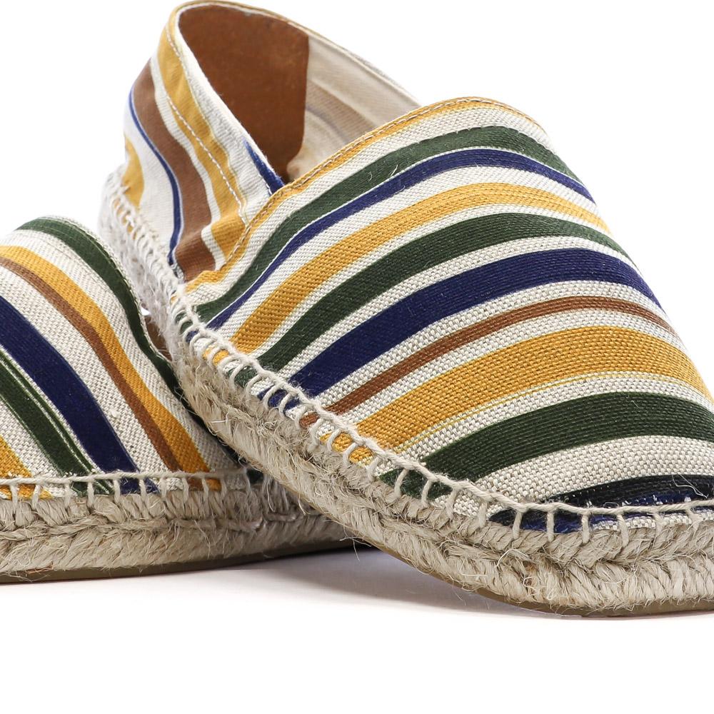 Espadrilles Blanc/Vert/Bleu Homme Pare Gabia Anitz vue 7