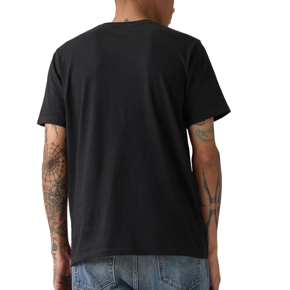 Camiseta negra/roja para hombre Levi's Tees 22491 ver 2