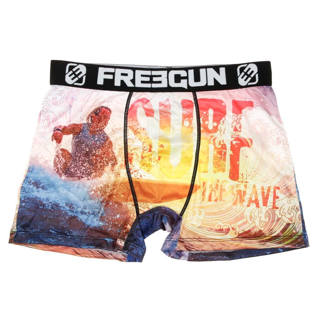Boxer Noir/Blanc à Imprimés Homme Freegun Fgpa pas cher