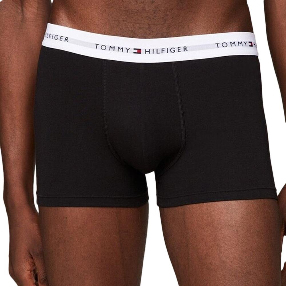 Lot de 5 Boxers Blanc/Noir Homme Tommy Hilfiger UM0UM02767 vue 2