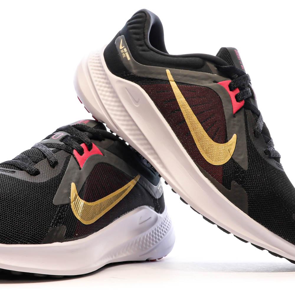 pb photoChaussures de Running Noir/Rose Femme Nike Quest 5 vue 7