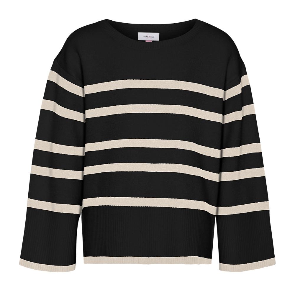 Pull Noir Fille Vero Moda Saba pas cher
