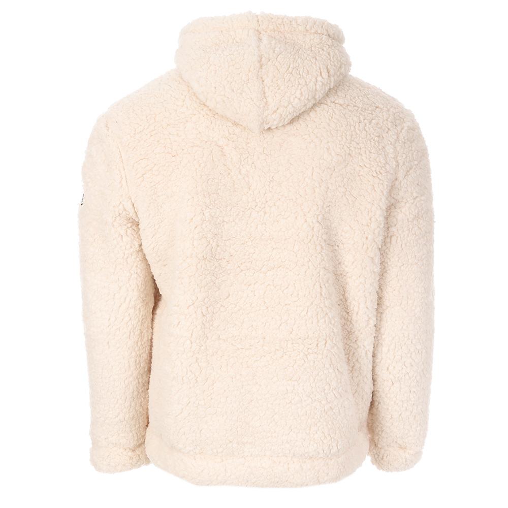 Sweat Sherpa Écru Homme Paname Brothers Full Zip vue 2