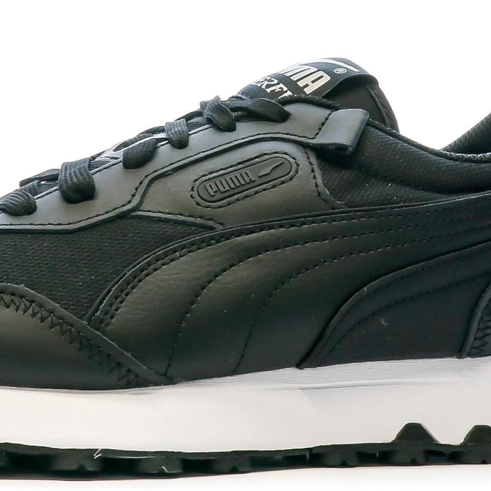 Baskets Noir/Blanche Homme Puma Rider vue 7