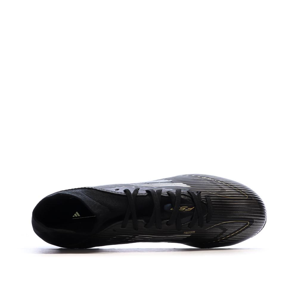 Chaussures de Foot Noires Adidas F50 League Mid SG vue 4