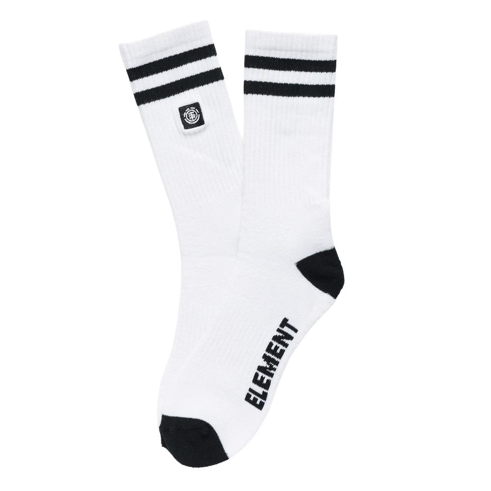 x1 Paires de Chaussettes Blanches/Noires Homme Element Clearsight pas cher