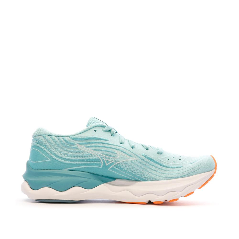 Chaussures de Running Bleu Femme Mizuno Wave Skyrise vue 2