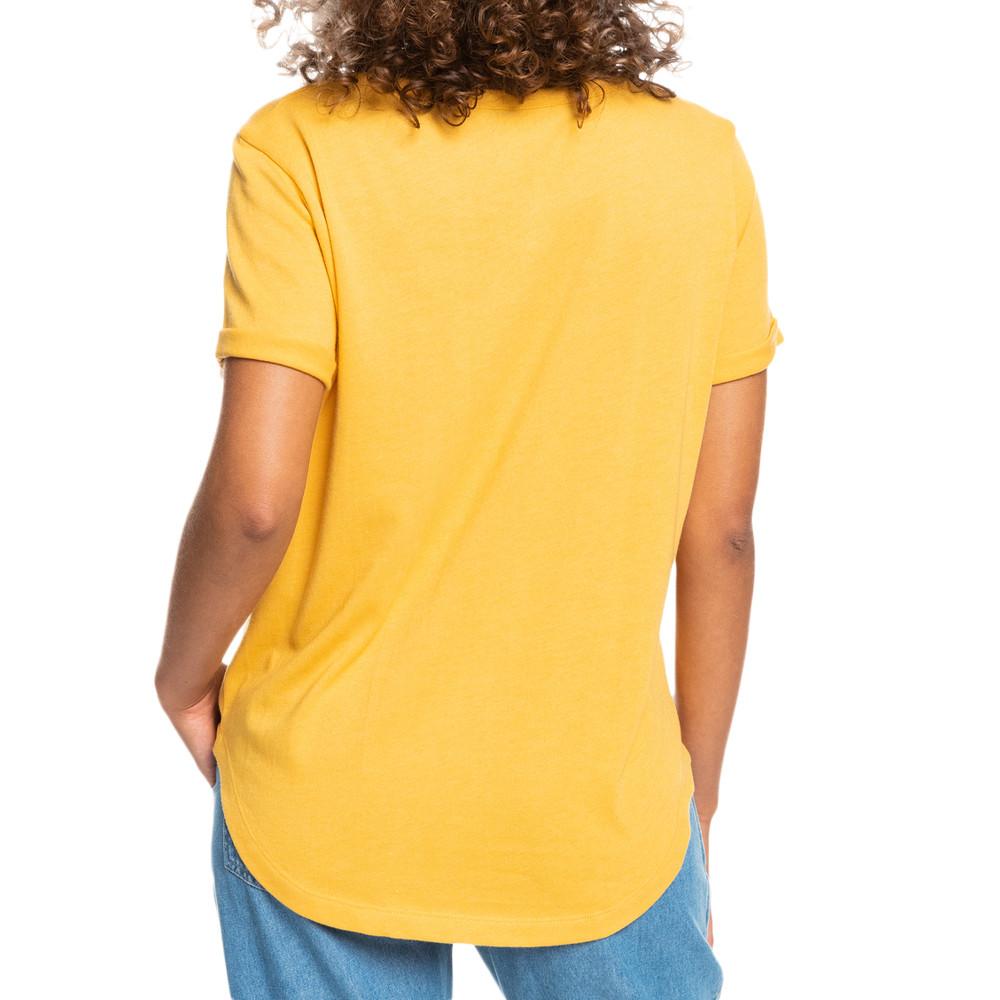 T-shirt Jaune Femme Roxy Ocean After vue 2