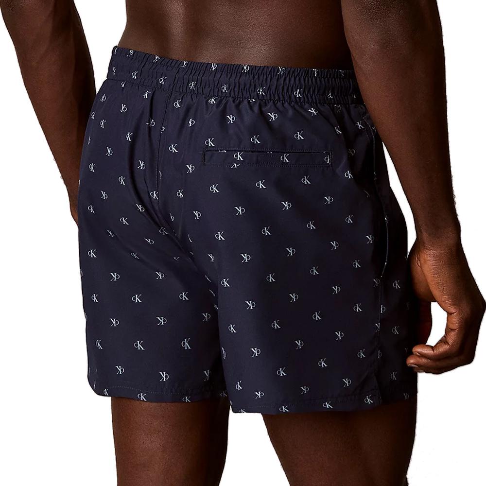 Maillot de bain Marine Homme Calvin Klein Jeans Drawstrings vue 2