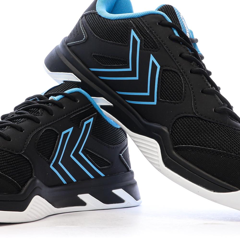 Chaussures de Sport Indoor Noir/Bleu Hummel Teiwaz III vue 7