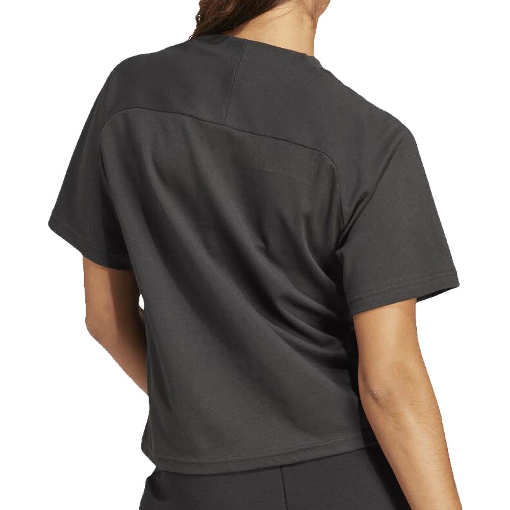 T-shirt Noir Femme Adidas IS3930 vue 2