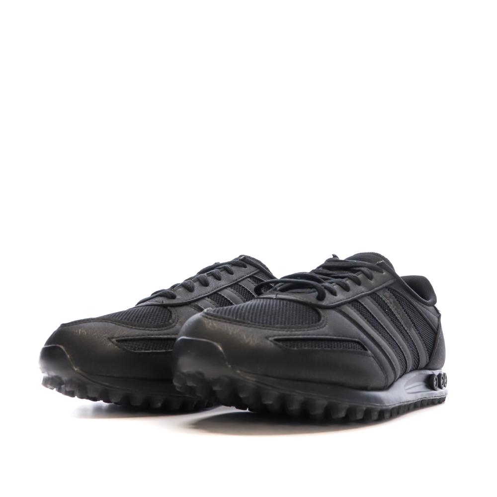 Baskets Noires Homme Adidas La Trainer vue 6