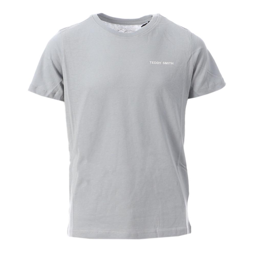 T-shirt Gris Garçon Teddy Smith Tnark pas cher