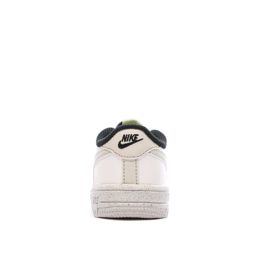 Baskets Blanches Garçon Nike Force 1 Crater vue 3
