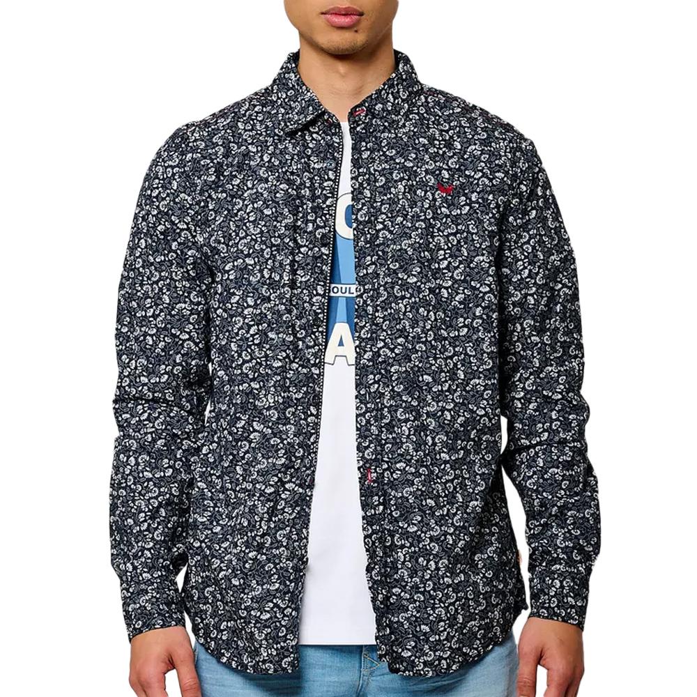Chemise Marines à fleurs Homme Kaporal BRADYE25 pas cher