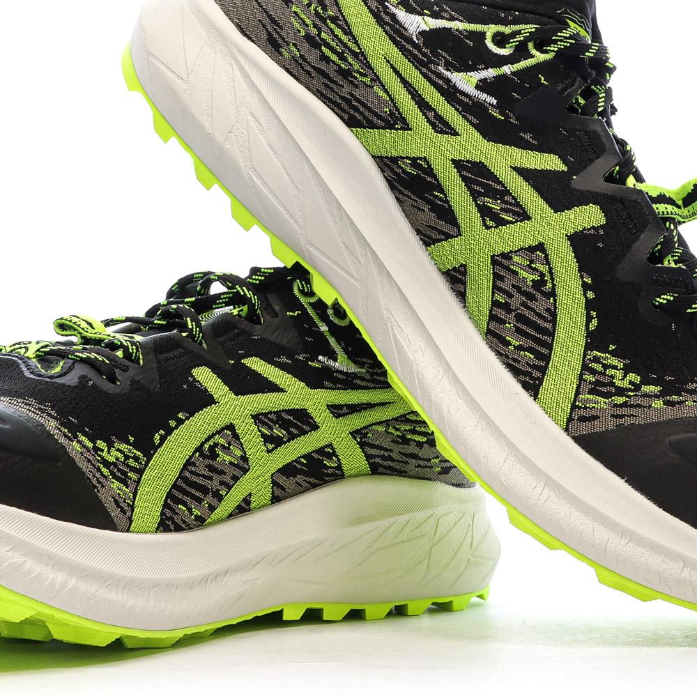 Chaussures de Trail Noir/Jaune Homme Asics Fuji Lite 5 vue 7