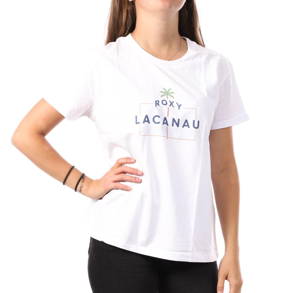 T-shirt Blanc Femme Roxy Lacanau pas cher