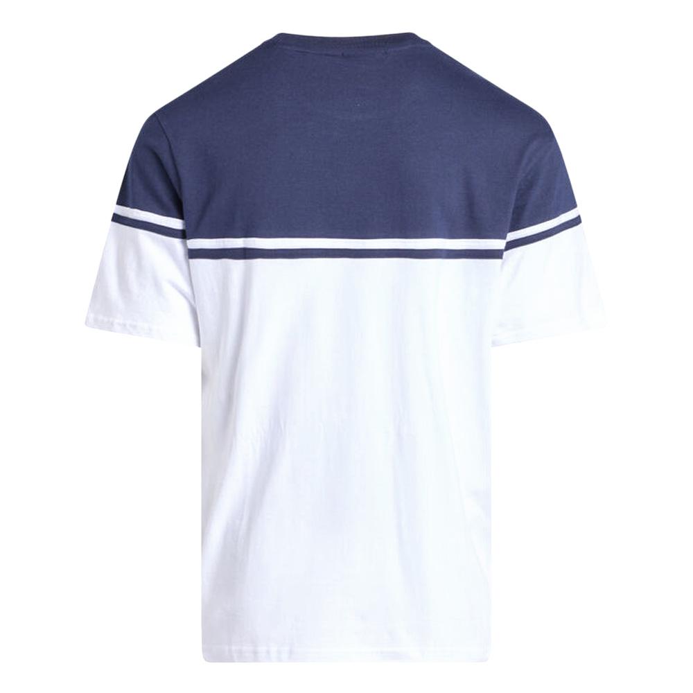 T-shirt Blanc/Marine Homme Fila Print vue 2
