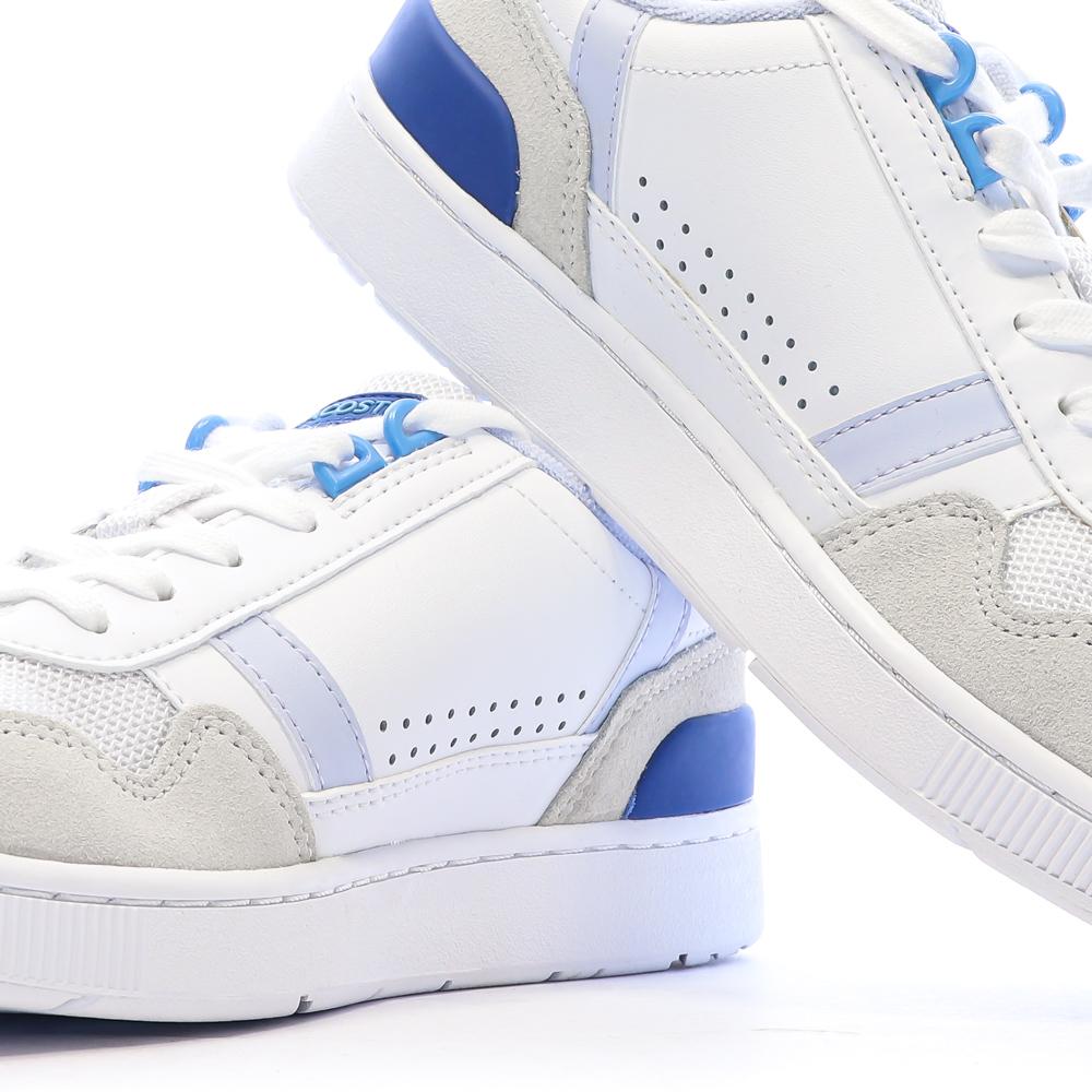 Baskets Blanches/Bleu Femme Lacoste Clip 124 vue 7
