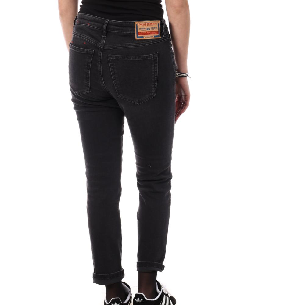 Jean Slim Noir Femme Diesel 2015 Babhila vue 2