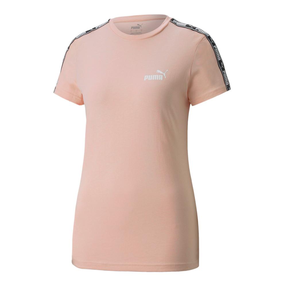 T-shirt Rose Femme Puma Tape pas cher