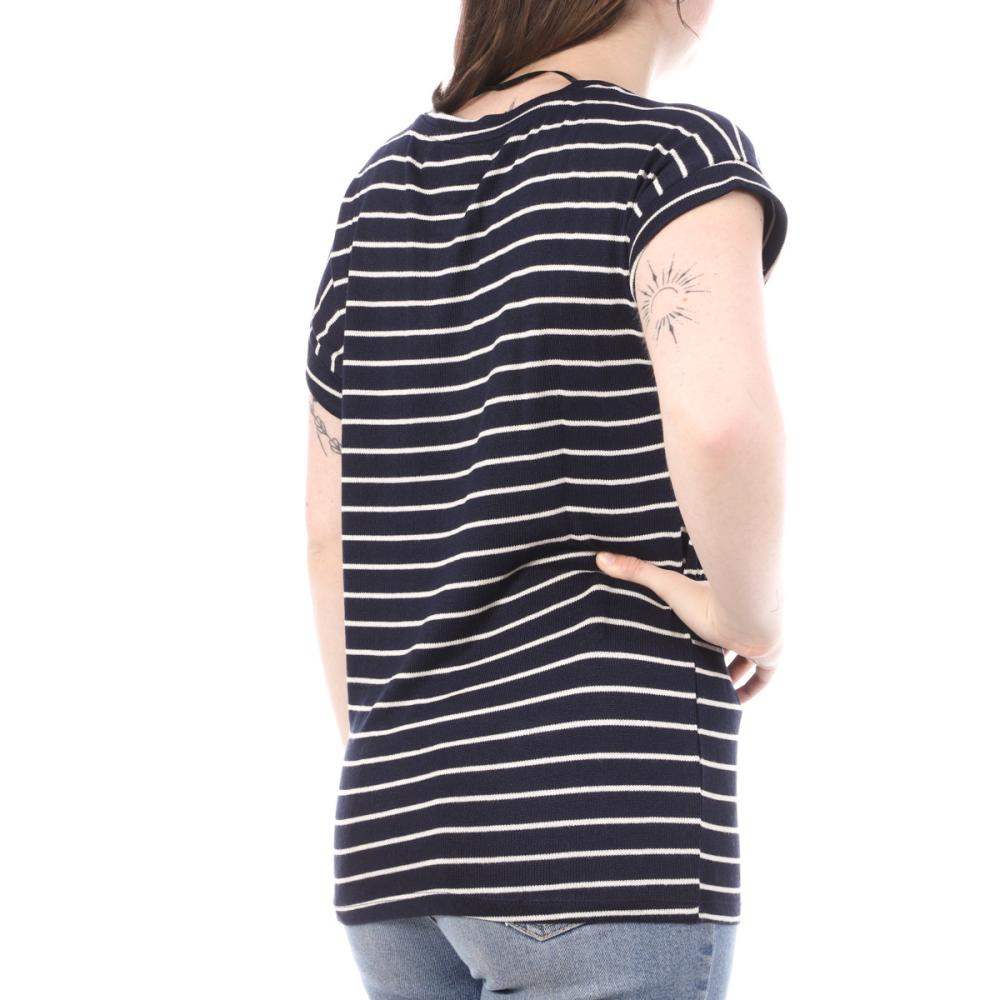 T-Shirt à Rayures Marine/Blanc Femme Vero Moda Brianna vue 2
