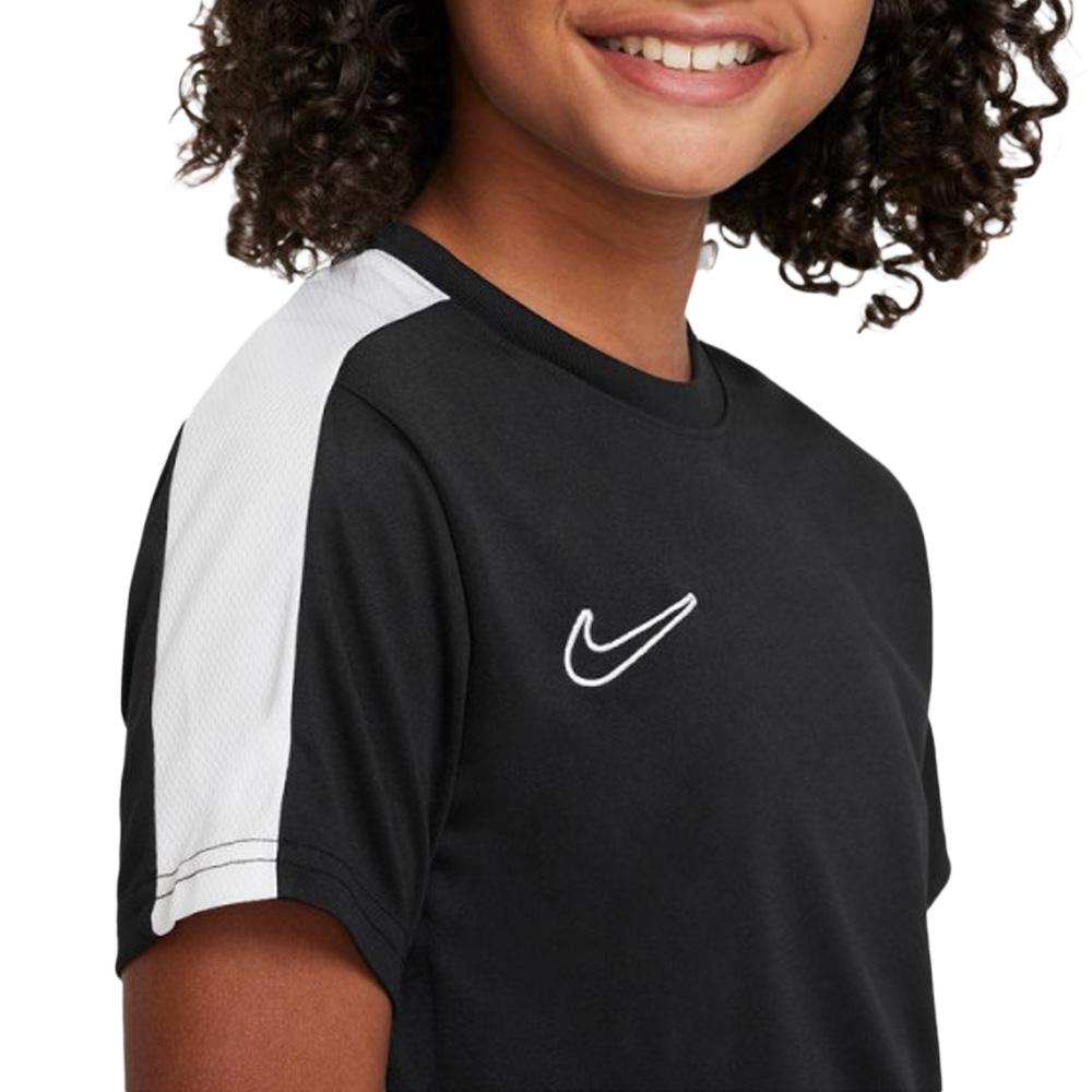 T-shirt de foot Noir/Blanc Garçon Nike Acd23 vue 3