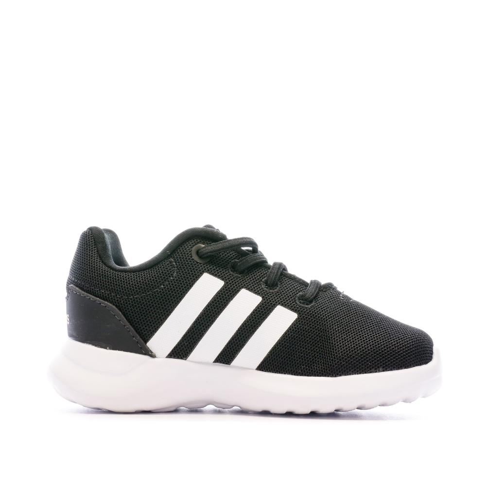 Baskets Noir Garçon Adidas Lite Racer vue 2